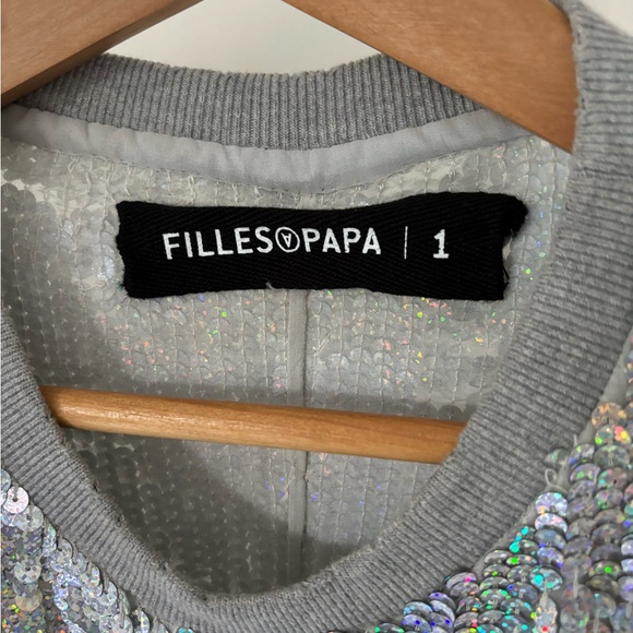 Midi dress sequin T-shirt style. - Picture 2 of 3